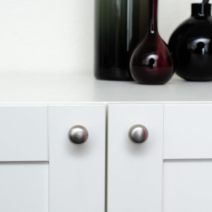 Brushed Stainless Steel "Buoy" Cabinet Knob