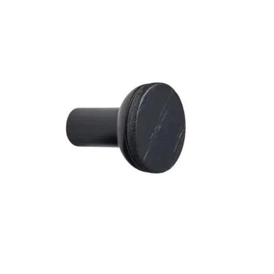 Black and Wood "Bis" Cabinet Knob and Drawer Handle - Euro • Knobs