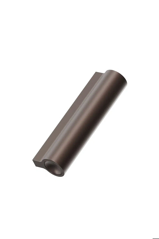 Dark Bronze "Lucente" Tubular Drawer Pulls - Euro • Knobs