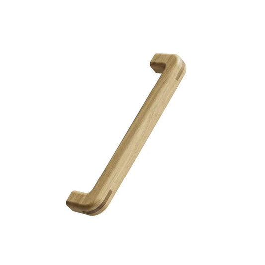 Lacquered Oak Wood "Tenon" U-Shaped Drawer Pulls