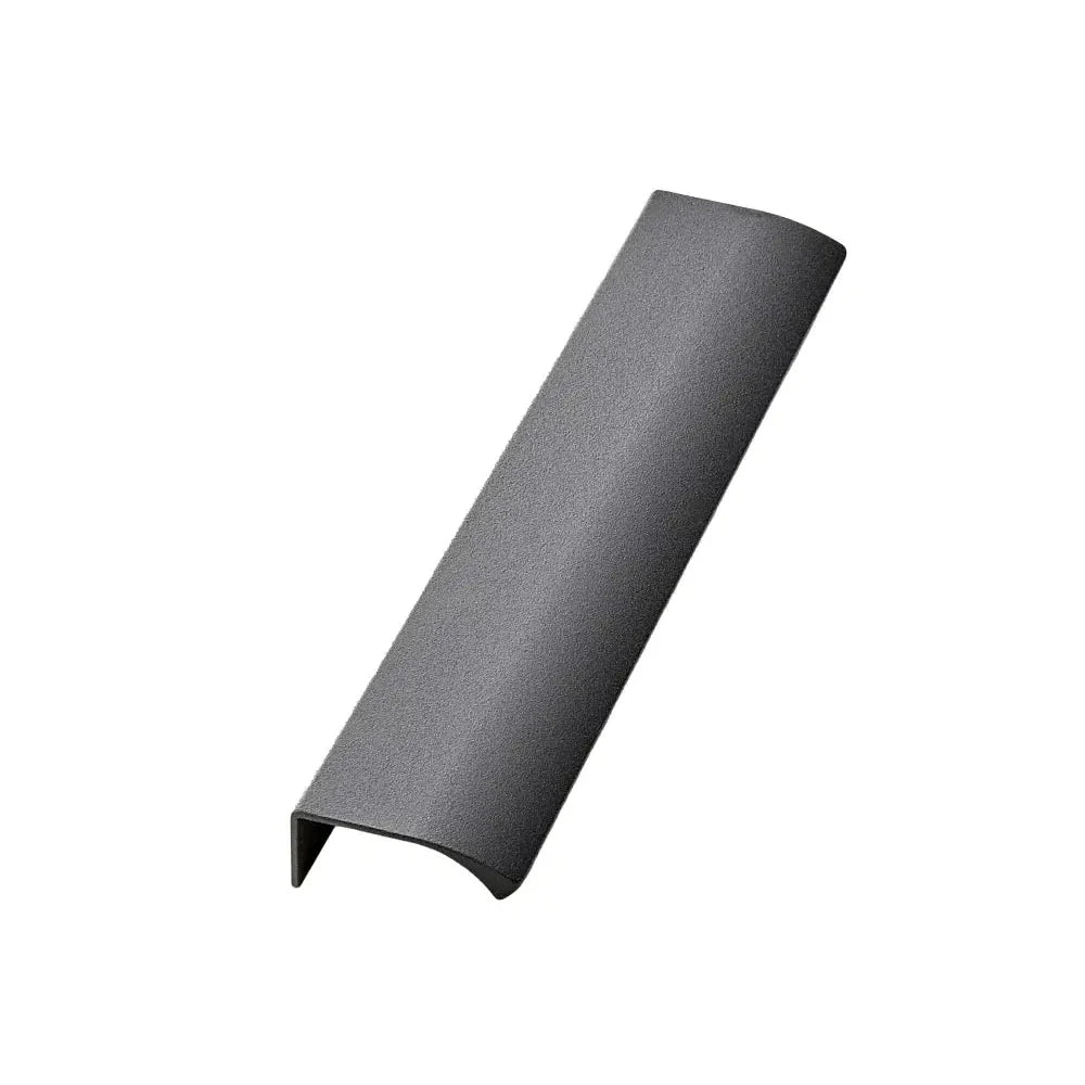 Anthracite Textured "Edge Straight" Tab Drawer Pulls - Forge Hardware Studio