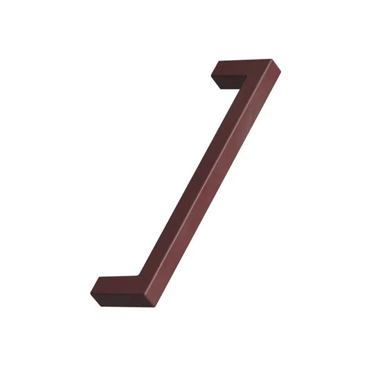 Maroon Red "Plato" Cabinet Knob and Drawer Pull - Forge Hardware Studio