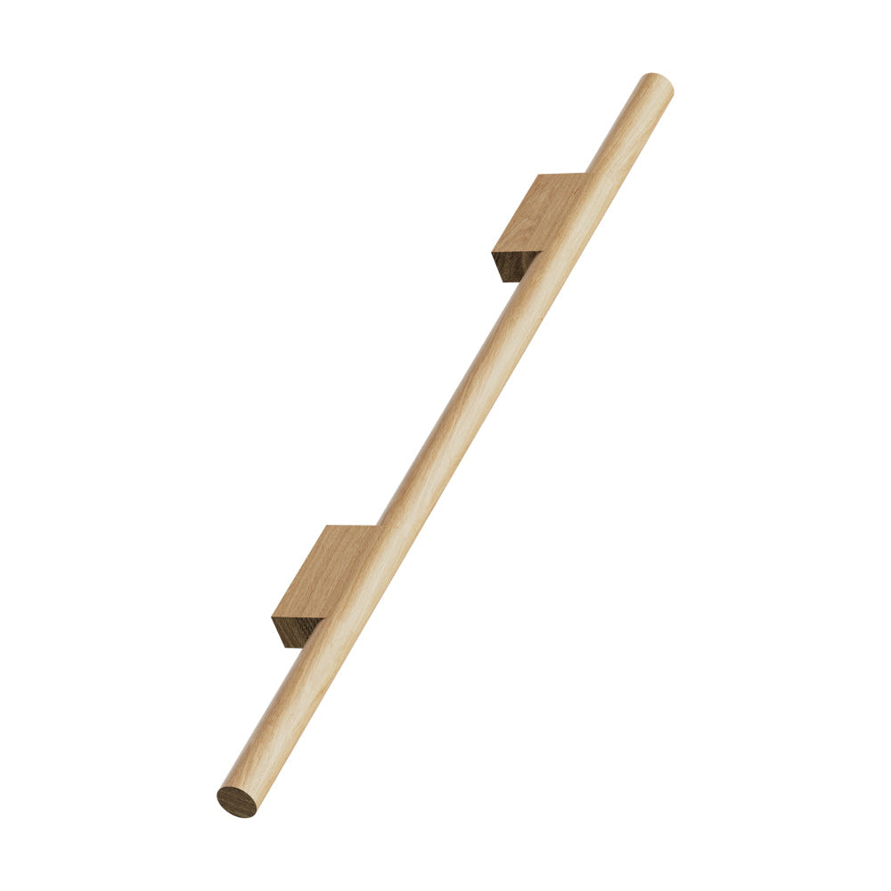 Lacquered Oak Wood "Magnum" Drawer Pulls - Euro • Knobs