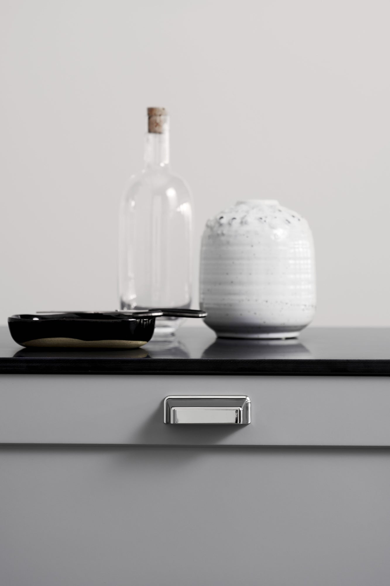 Bright Nickel "Equester" Cup and Drawer Pulls