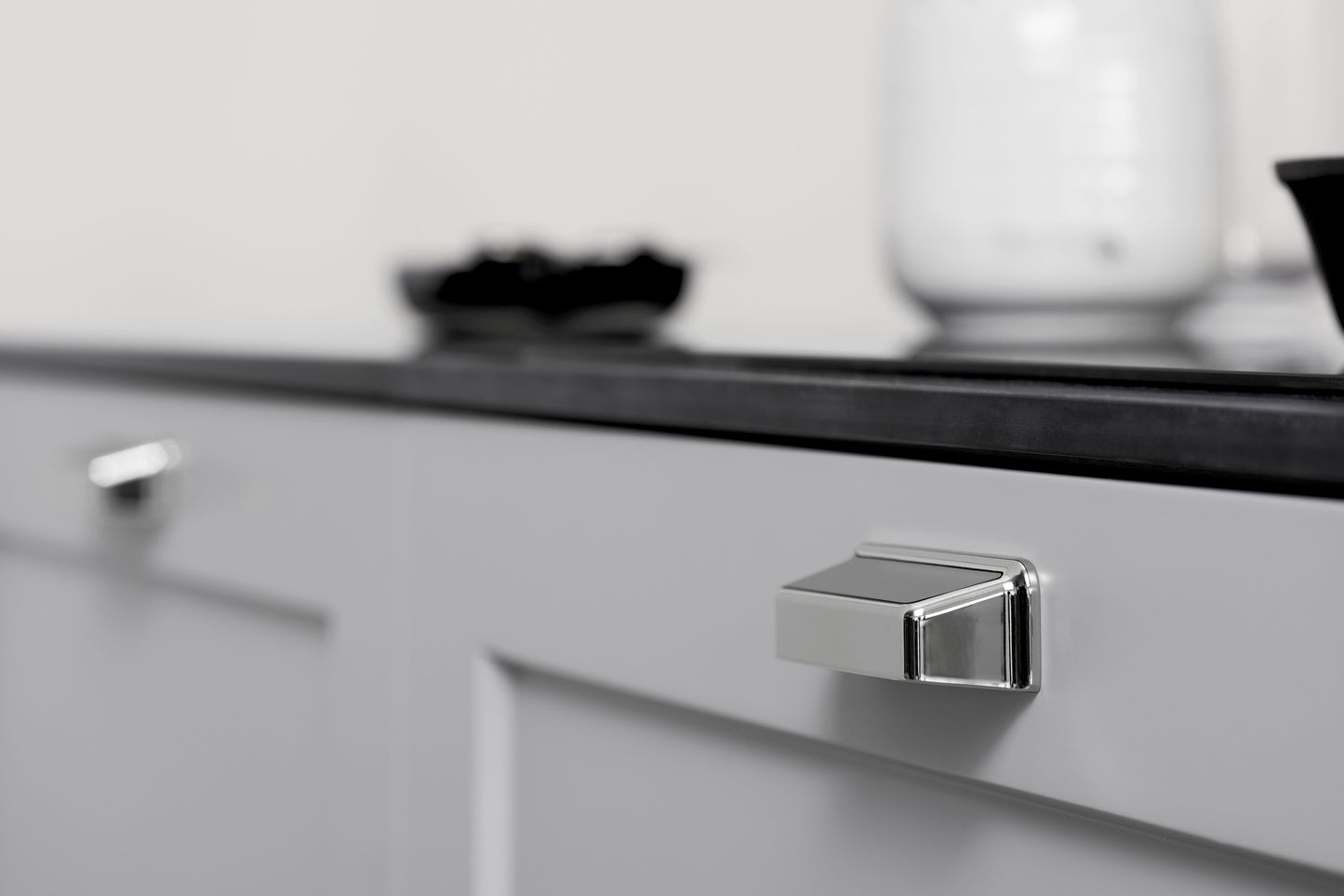 Bright Nickel "Equester" Cup and Drawer Pulls