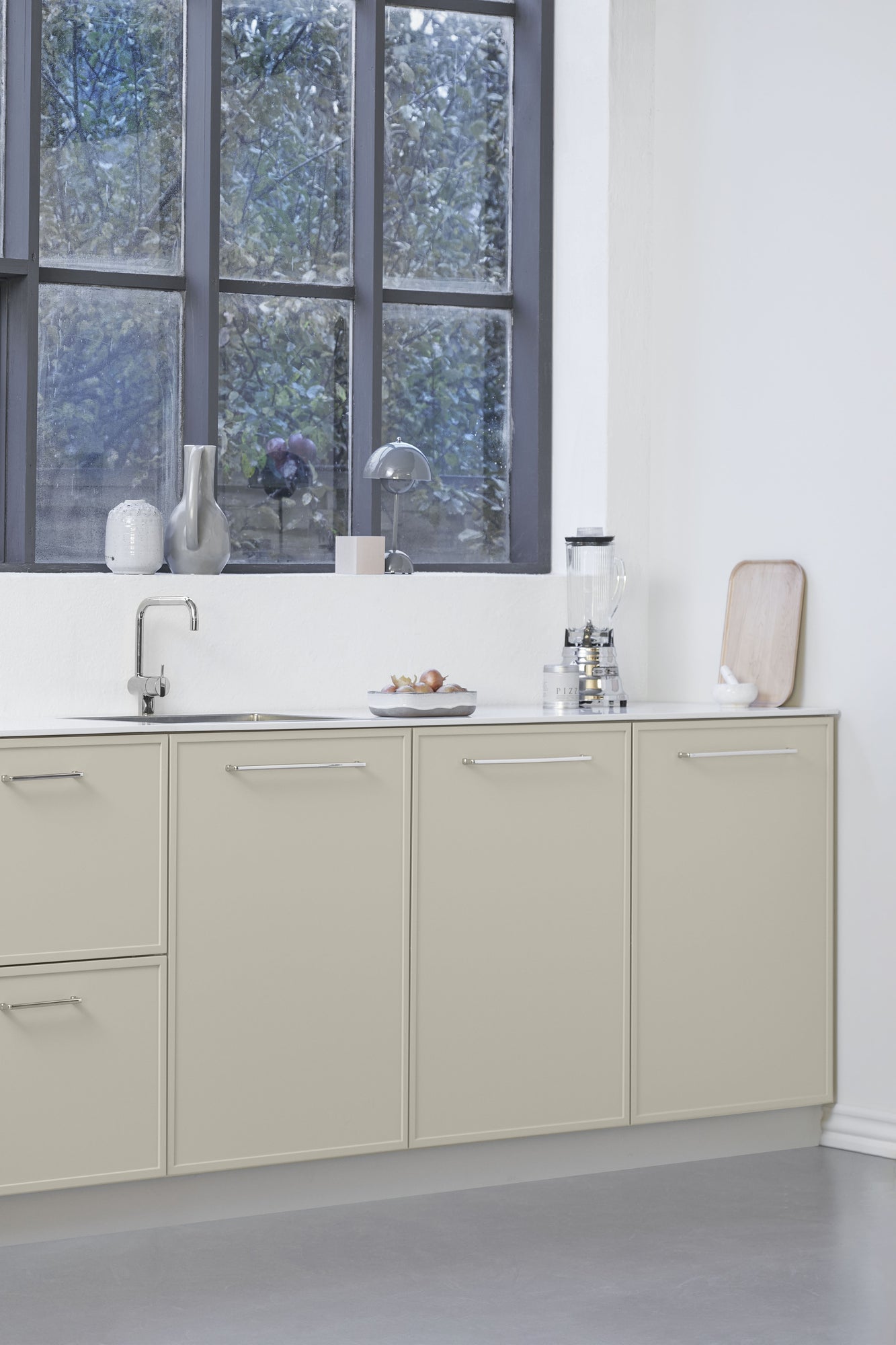 Bright Nickel "Equester" Cup and Drawer Pulls