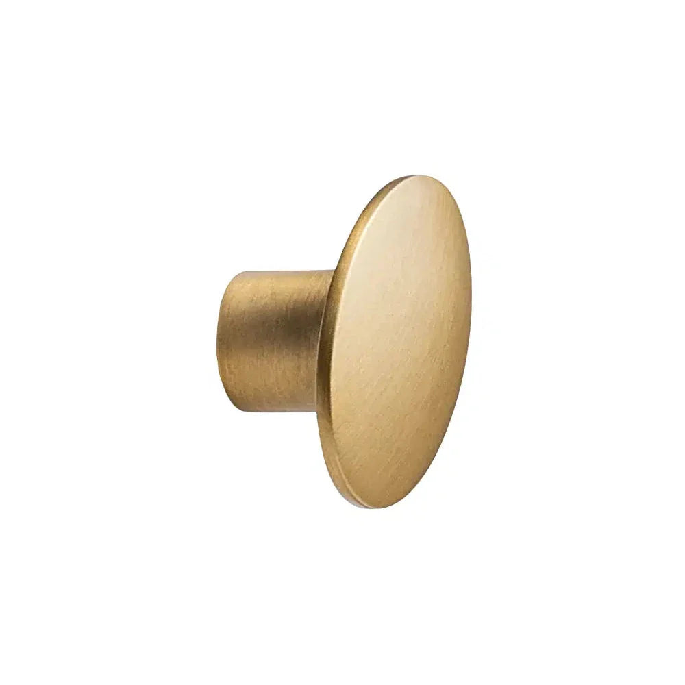 Brushed Bronze "Dome" Oval Cabinet Knob