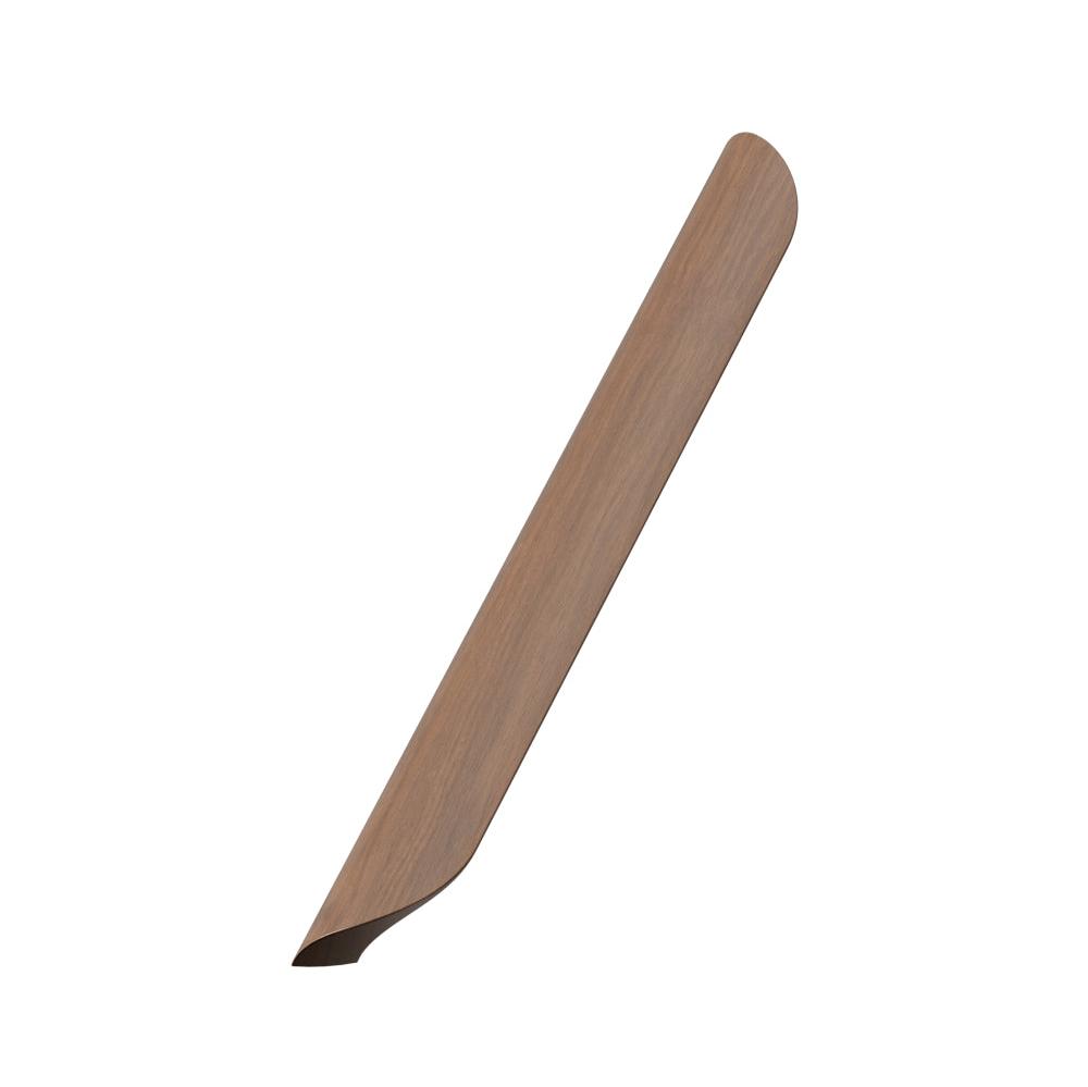 Lacquered Walnut Wood "Archive" Tab Drawer Pulls - Euro • Knobs