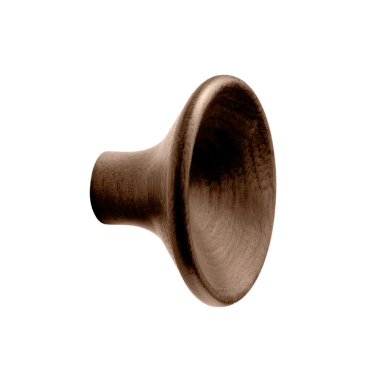 Walnut Wood "Japan" Cabinet Knob and Drawer Pulls - Euro • Knobs