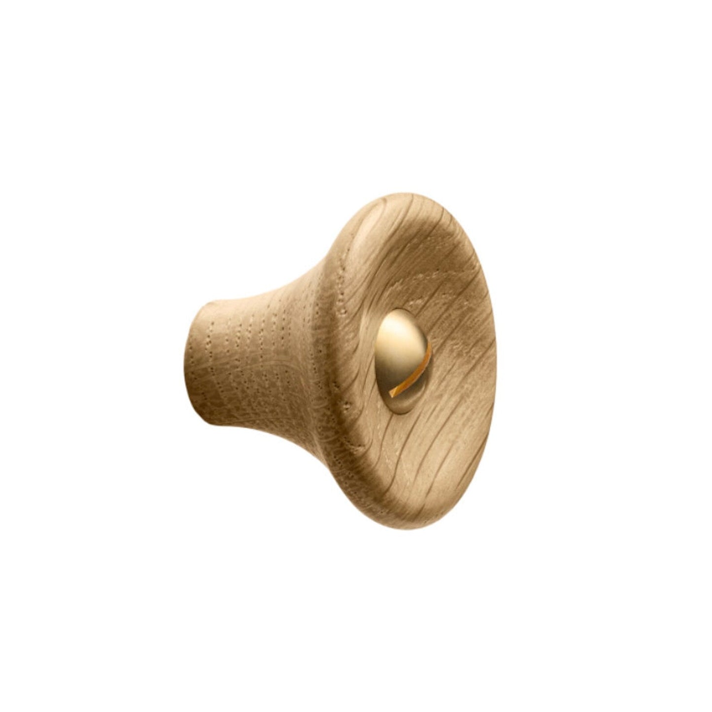 Brass Oak, Walnut, Black "Recta" Round Cabinet Knobs - Forge Hardware Studio