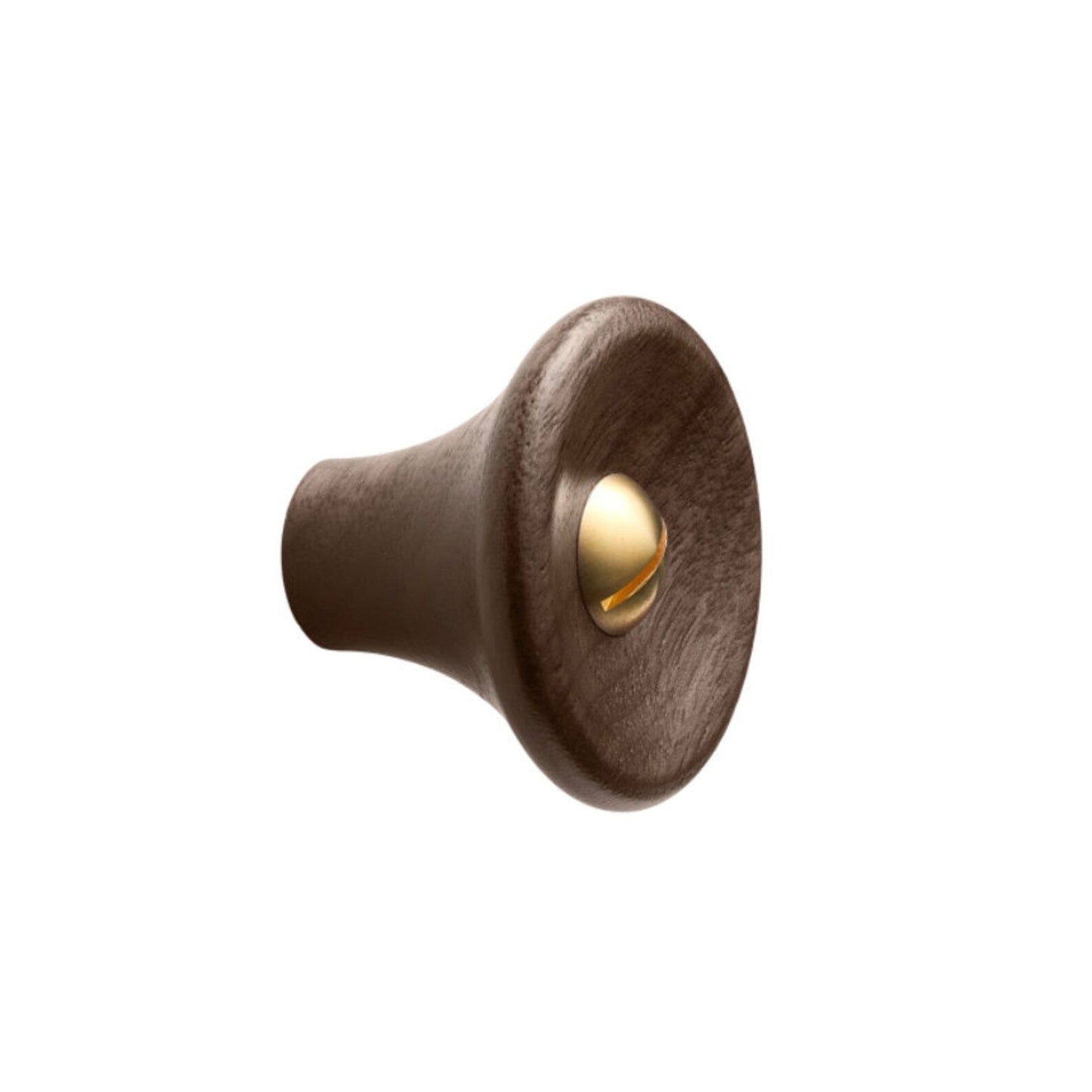 Brass Oak, Walnut, Black "Recta" Round Cabinet Knobs - Forge Hardware Studio