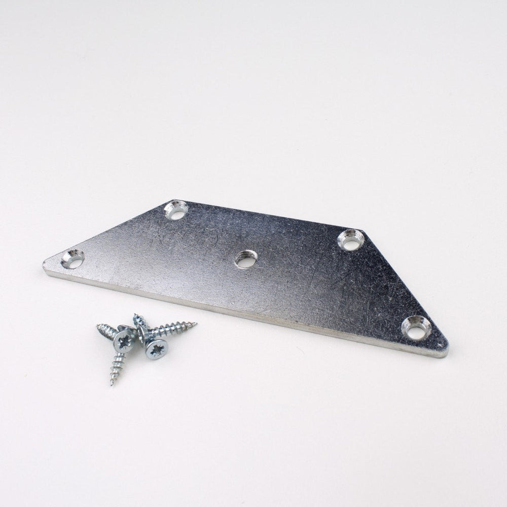 Universal Fitting Plate for Legs - Brass Cabinet Hardware