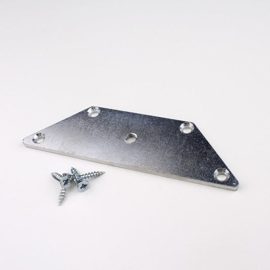 Universal Fitting Plate for Legs - Brass Cabinet Hardware