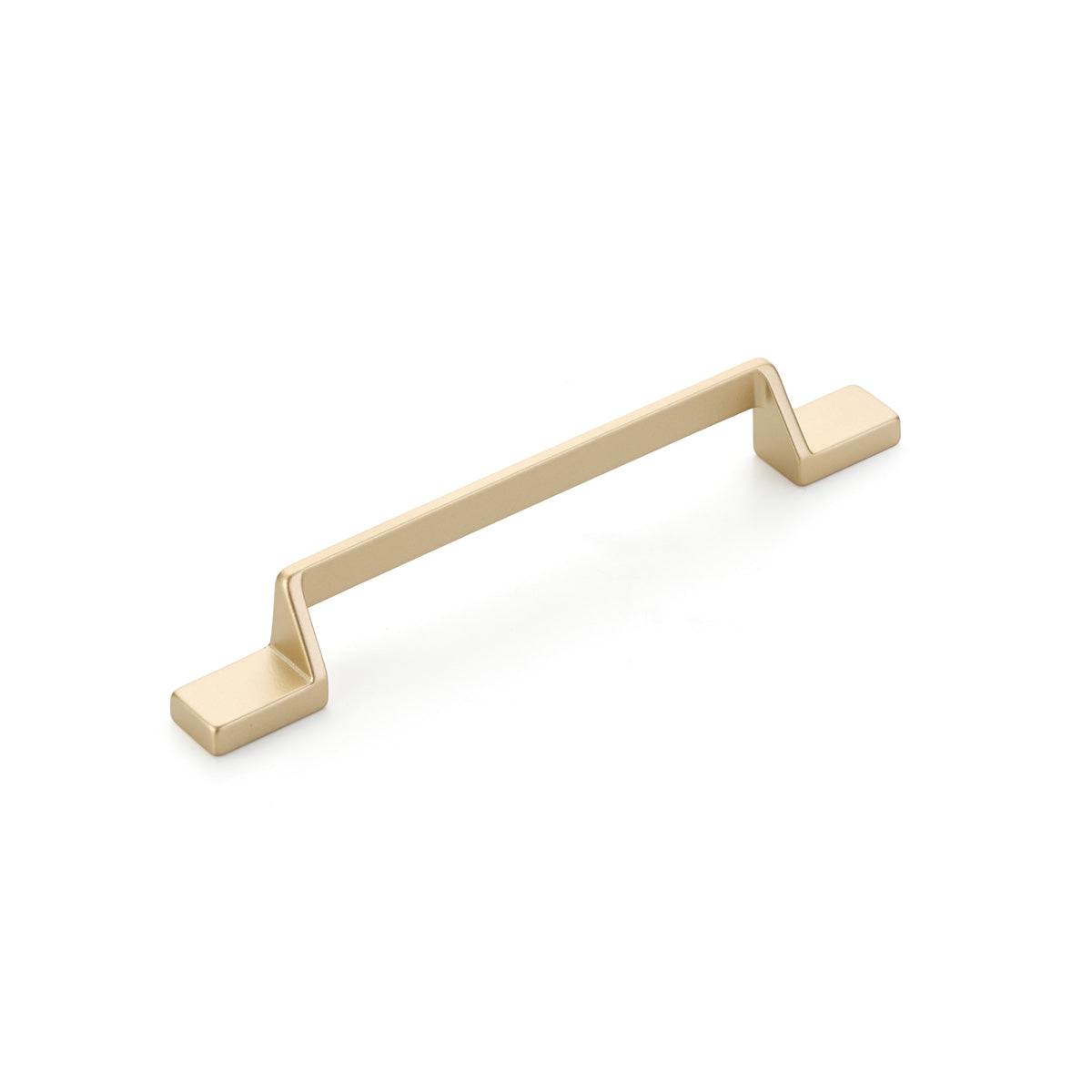 Satin Brass "Ashburn" Flat Drawer Pulls - Euro • Knobs