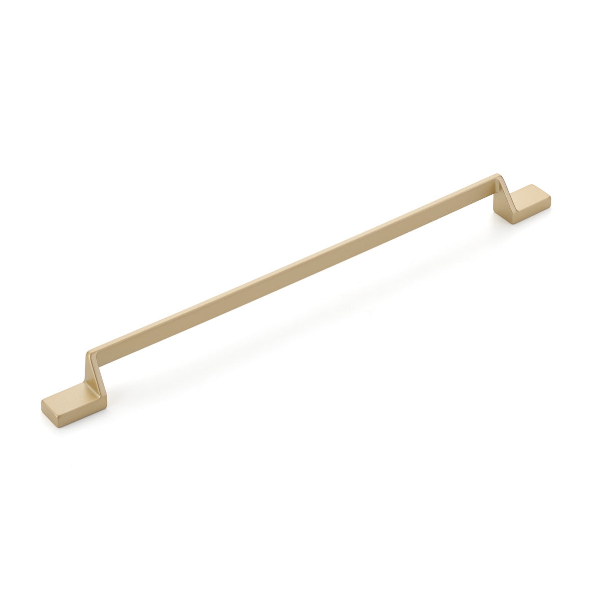Satin Brass "Ashburn" Flat Drawer Pulls - Euro • Knobs