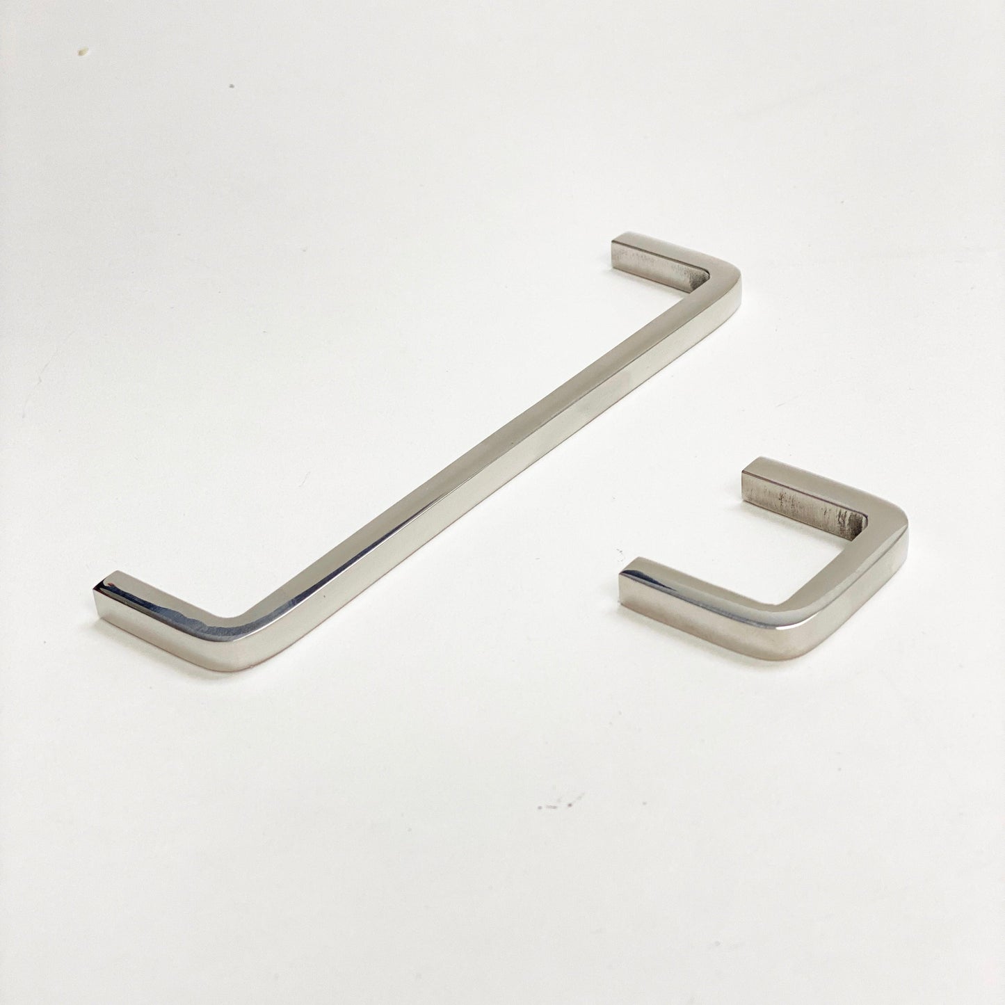 Polished Nickel "Lumia" Cabinet Knobs and Drawer Pulls - Euro • Knobs