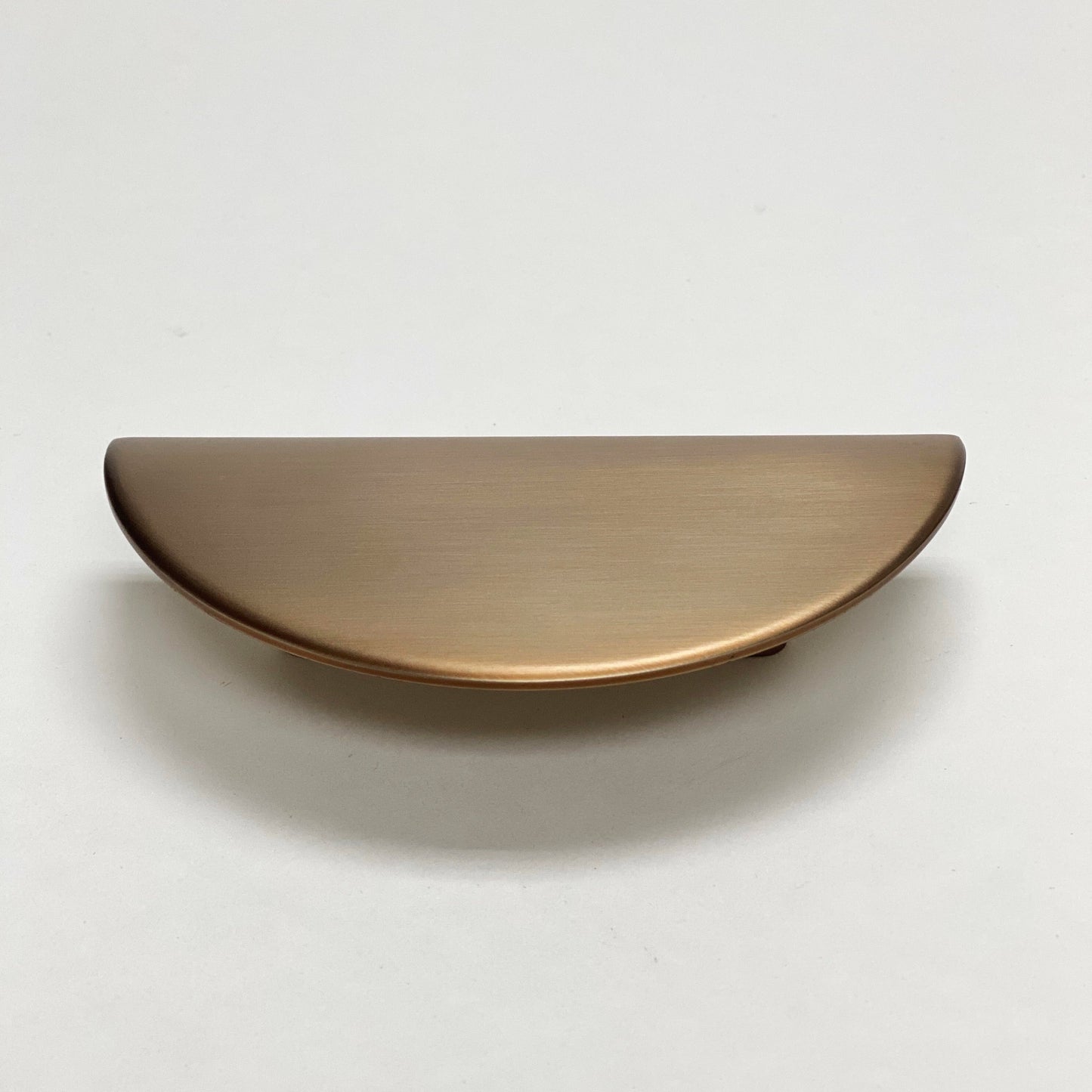 Brushed Bronze "Horizon" Semi-circle Drawer Pulls - Euro • Knobs