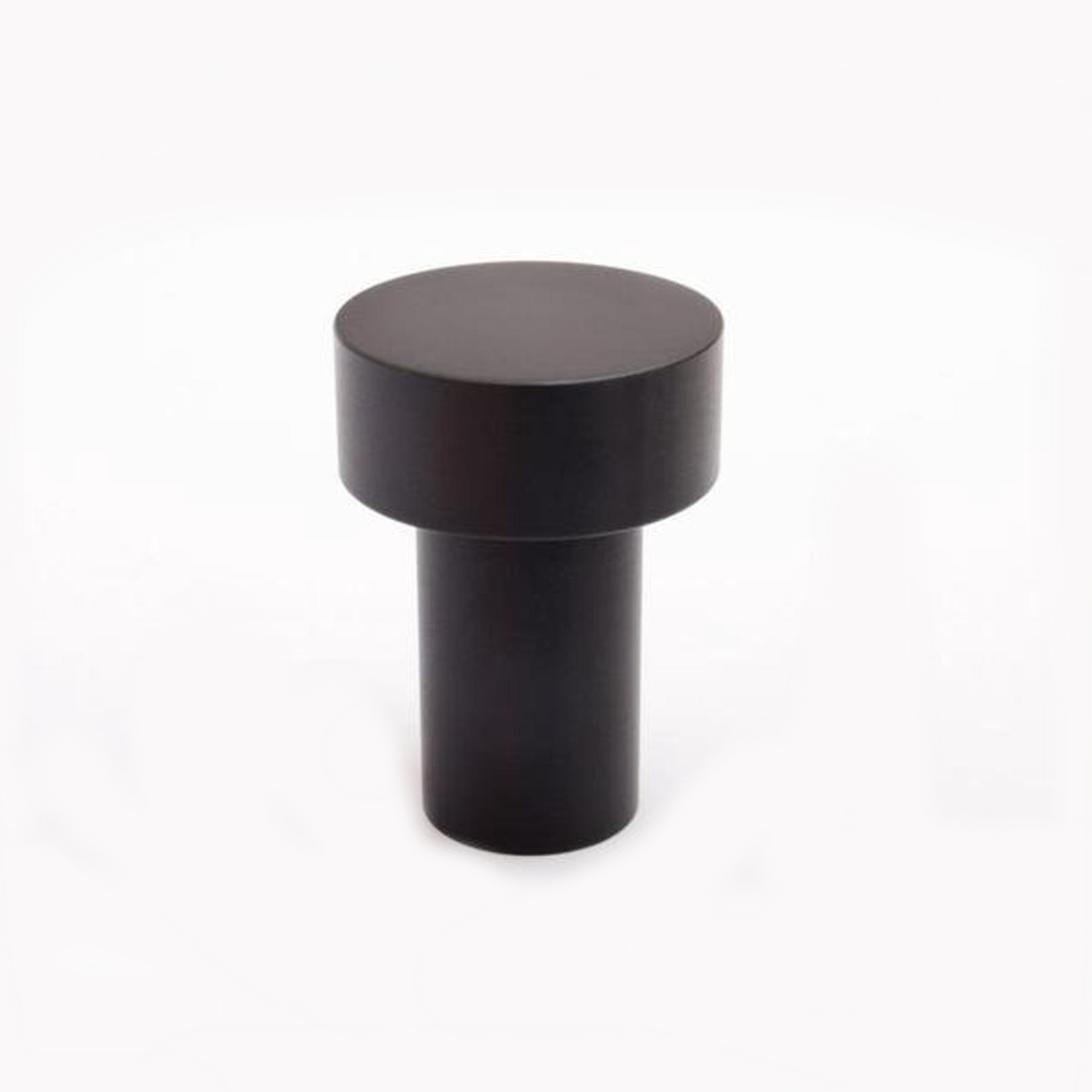 Modern "Dot" Round Wall Hook in Matte Black - Euro • Knobs