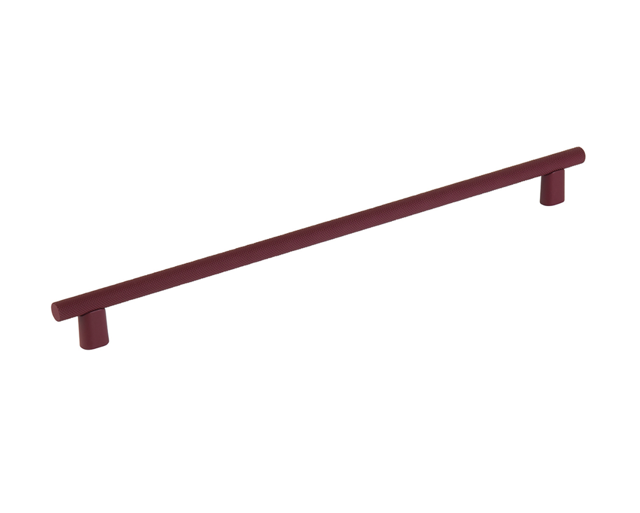 Knurled "Karl" Crimson Cabinet Knobs and Drawer Pulls - Euro • Knobs