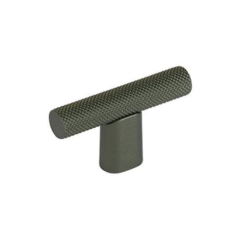 Knurled "Karl" Verdant Cabinet Knobs and Drawer Pulls - Euro • Knobs