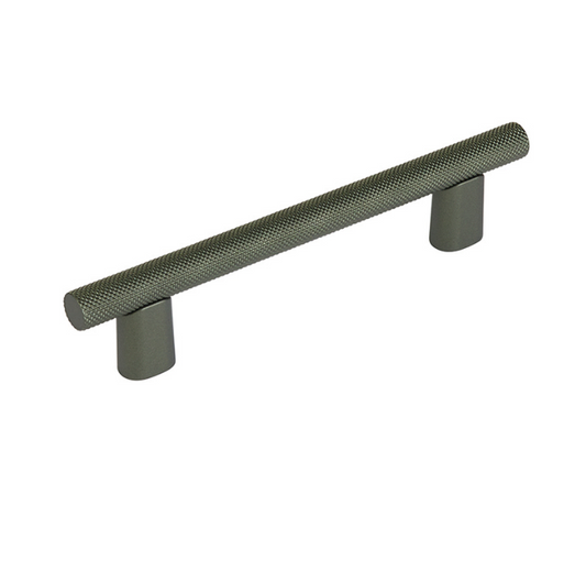 Knurled "Karl" Verdant Cabinet Knobs and Drawer Pulls - Euro • Knobs