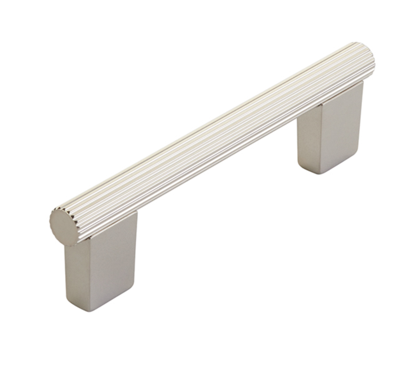 Brushed Nickel "Knox" Cabinet Knobs and Drawer Pulls - Euro • Knobs
