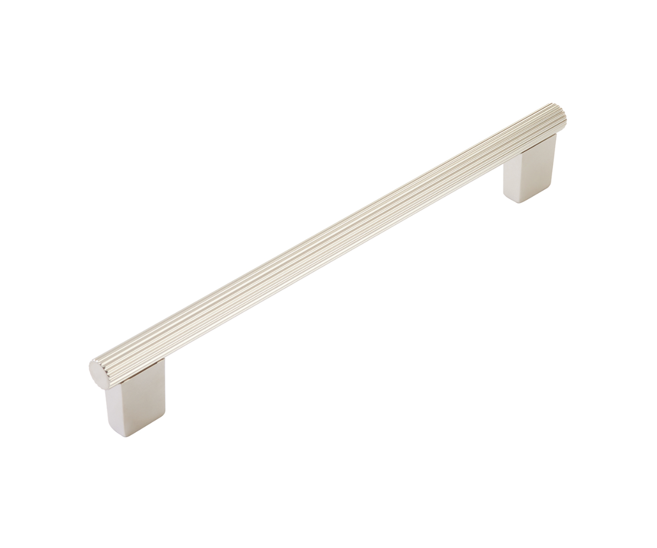Brushed Nickel "Knox" Cabinet Knobs and Drawer Pulls - Euro • Knobs
