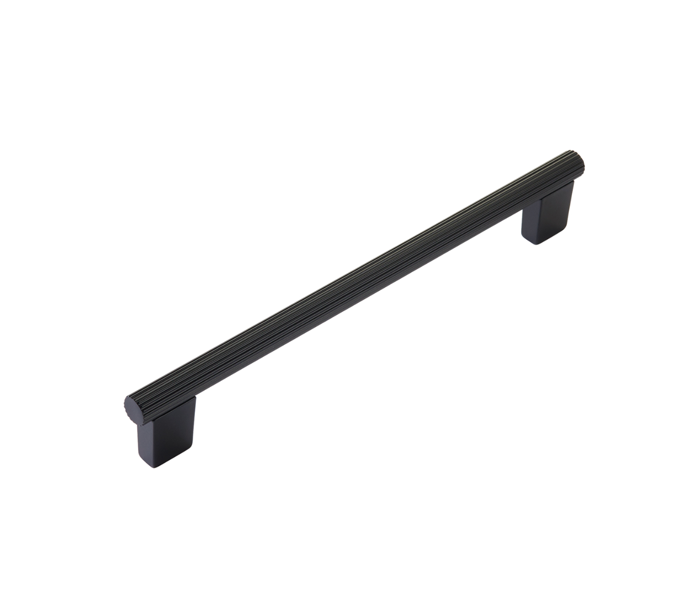Matte Black "Knox" Cabinet Knobs and Drawer Pulls - Euro • Knobs