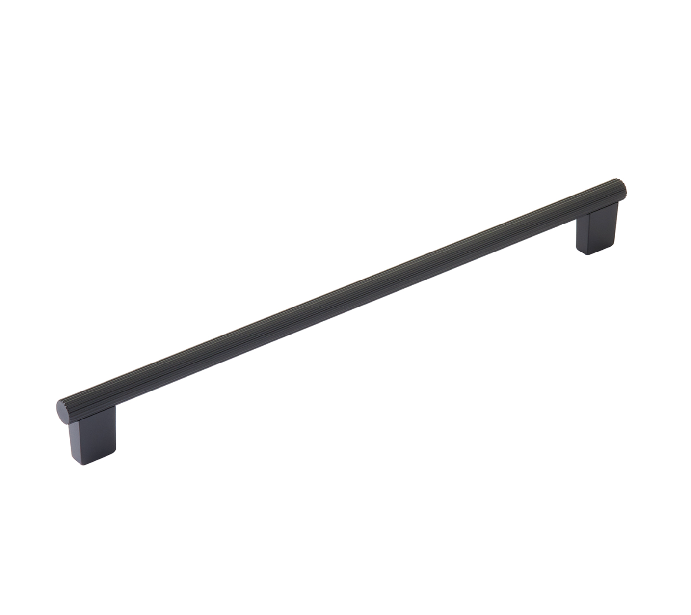 Matte Black "Knox" Cabinet Knobs and Drawer Pulls - Euro • Knobs