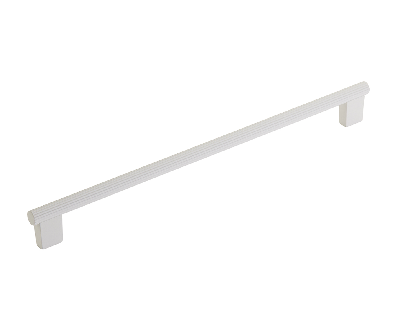 Matte White "Knox" Cabinet Knobs and Drawer Pulls - Euro • Knobs