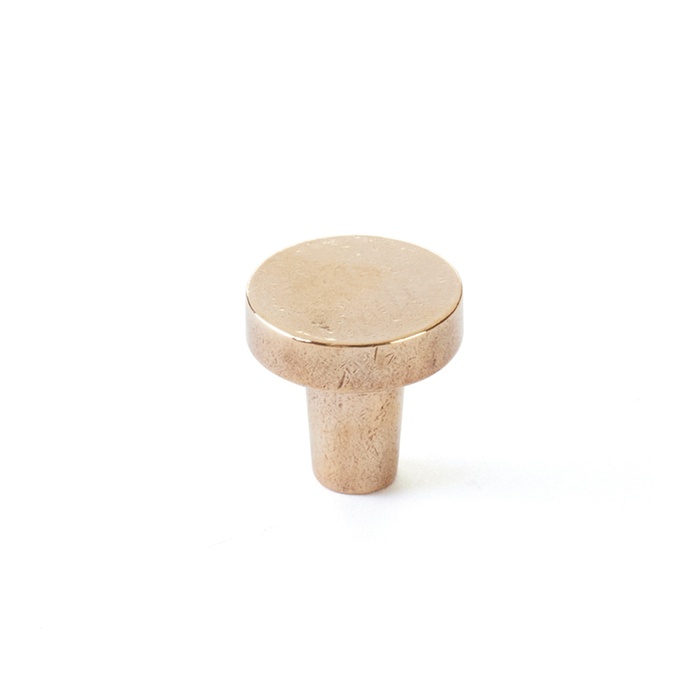 Rustic "Vail" Unlacquered Bronze Drawer Pulls and Cabinet Knob - Euro • Knobs