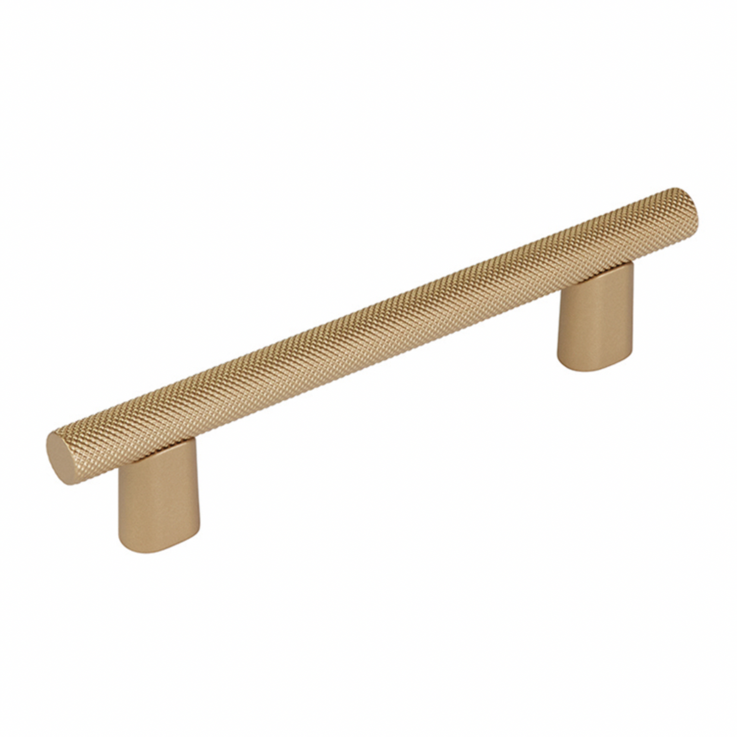 Knurled "Karl" Champagne Bronze Cabinet Knobs and Drawer Pulls - Euro • Knobs