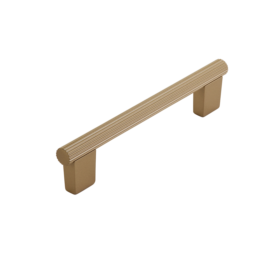 Warm Gold "Knox" Cabinet Knobs and Drawer Pulls - Euro • Knobs