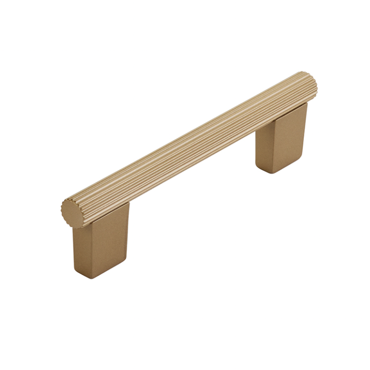Warm Gold "Knox" Cabinet Knobs and Drawer Pulls - Euro • Knobs