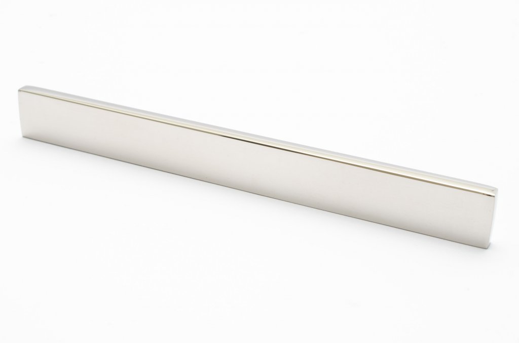 Straight Edge "Kurt 01" Scandinavian Modern Drawer Pulls - Brass Cabinet Hardware