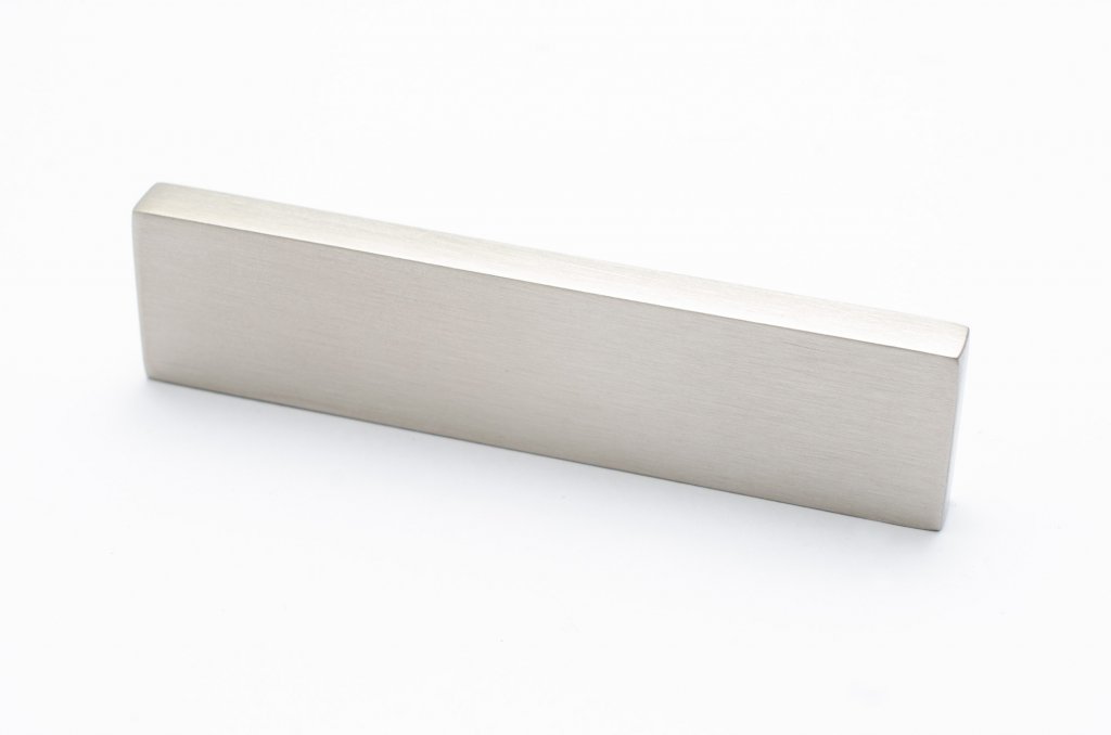 Straight Edge "Kurt 01" Scandinavian Modern Drawer Pulls - Brass Cabinet Hardware