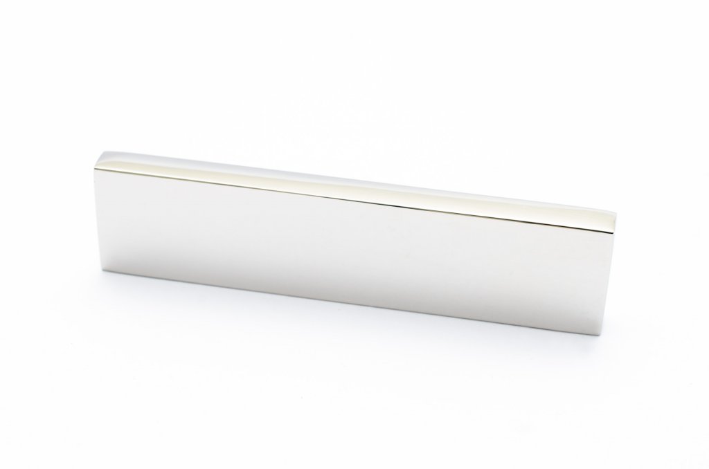 Straight Edge "Kurt 01" Scandinavian Modern Drawer Pulls - Brass Cabinet Hardware