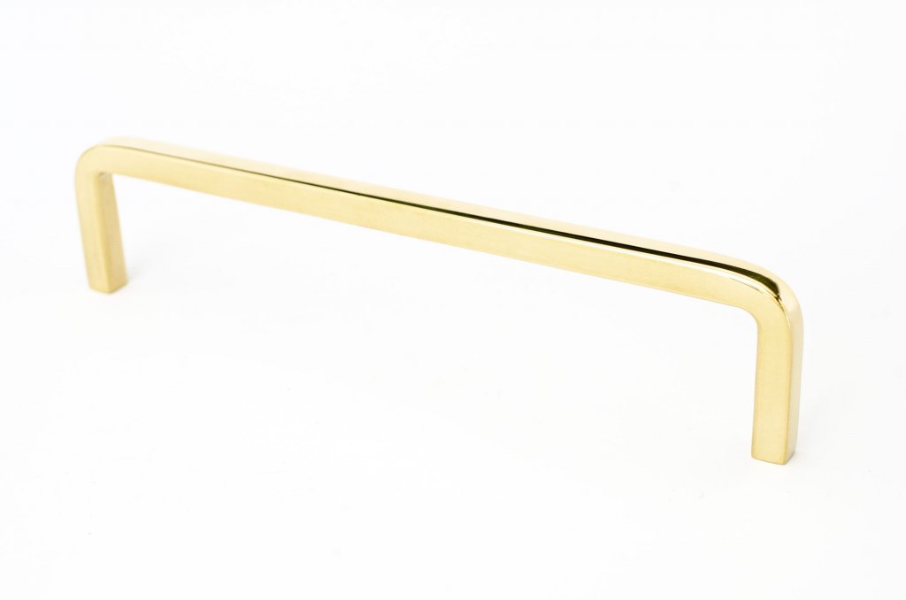 Unlacquered Polished Brass "Lumia" Cabinet Knob and Drawer Pulls - Euro • Knobs