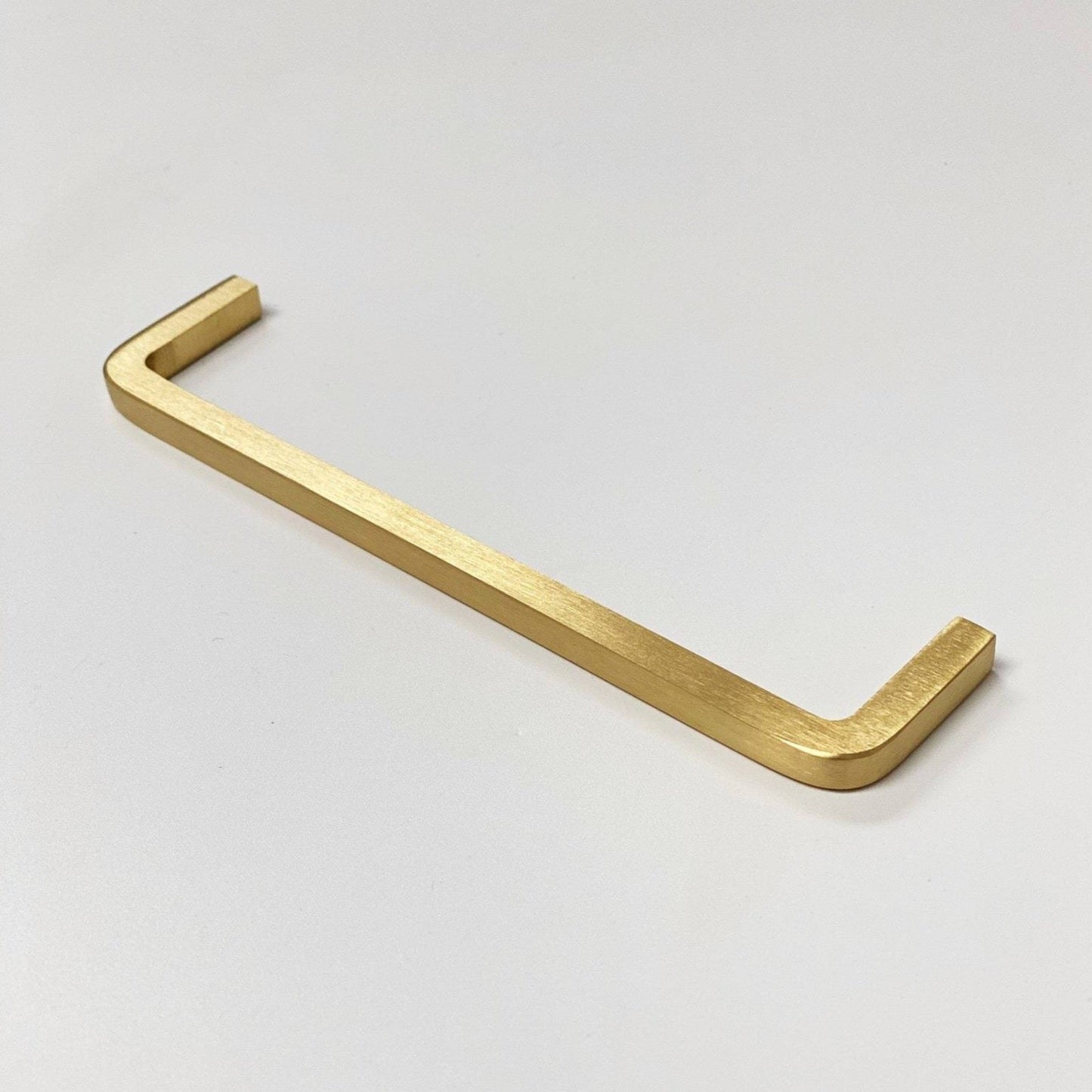 Unlacquered Brushed Brass "Lumia" Cabinet Knobs and Drawer Pulls - Euro • Knobs