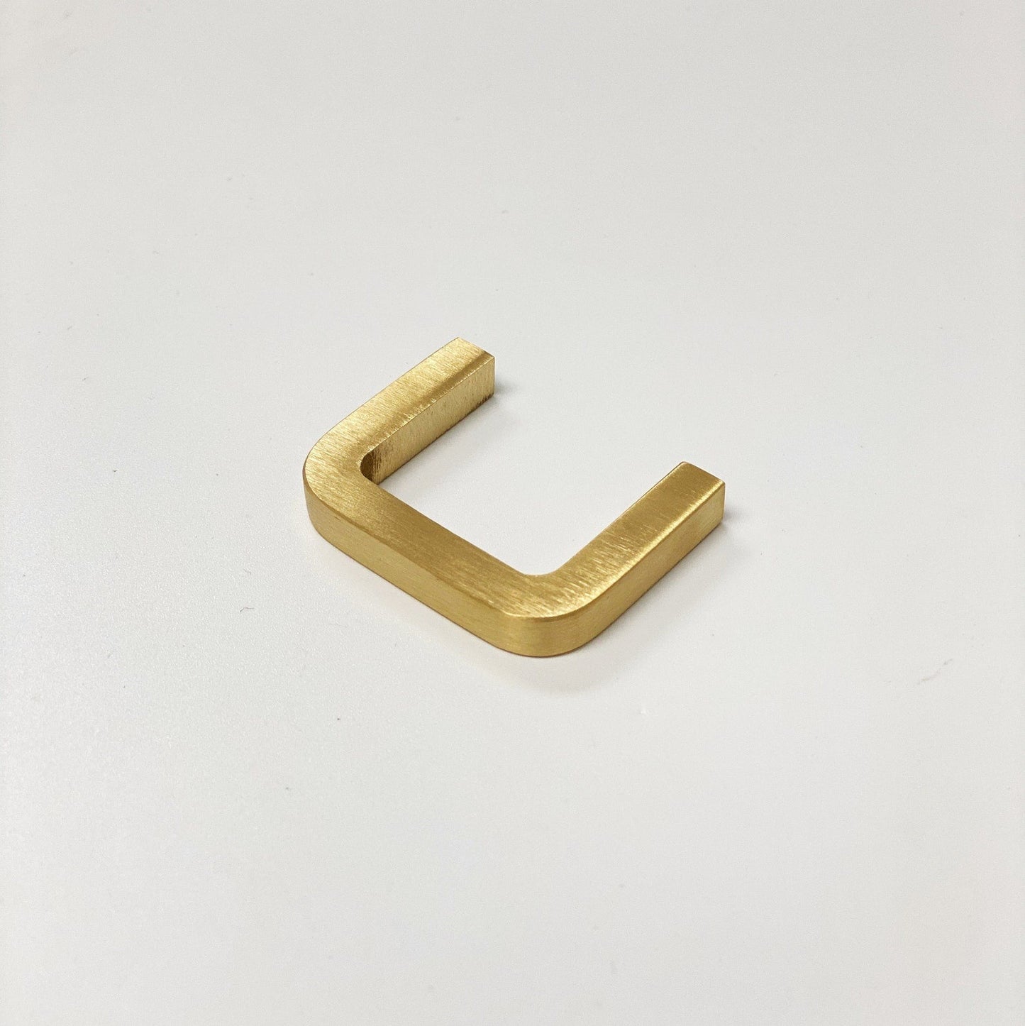 Unlacquered Brushed Brass "Lumia" Cabinet Knobs and Drawer Pulls - Euro • Knobs