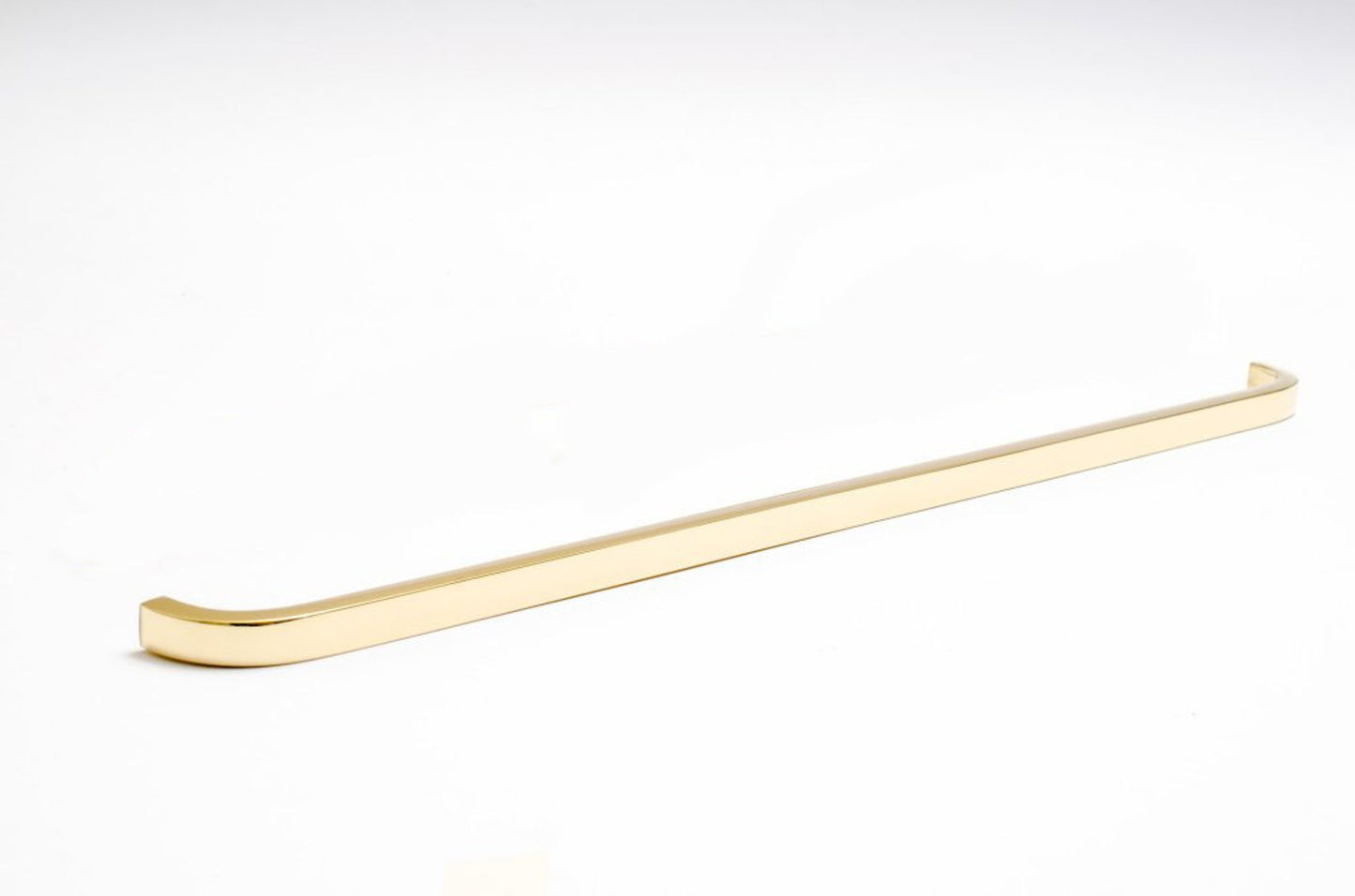 Polished Unlacquered Brass Cabinet Drawer Pulls and Closet Handles - Euro • Knobs