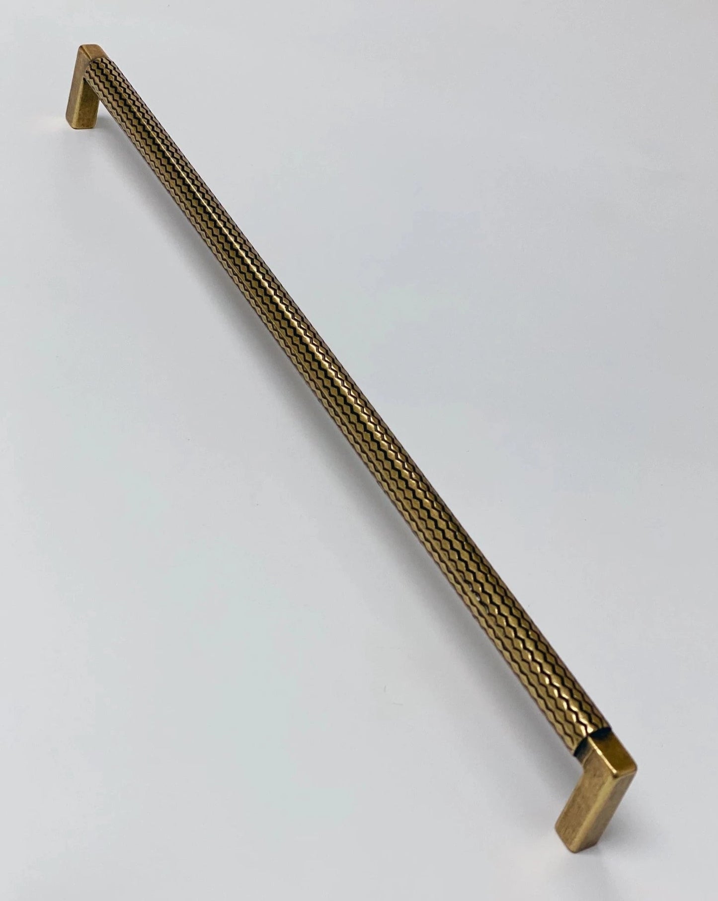 U-Shaped "Venice" Drawer Pull in Antique Brass - Euro • Knobs