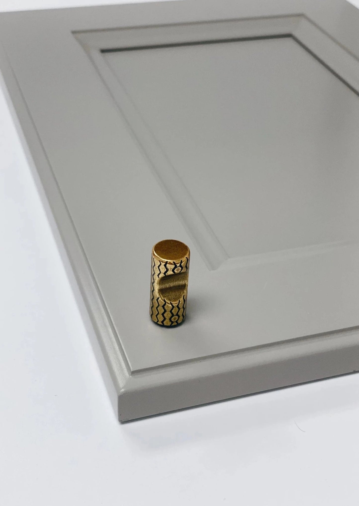 U-Shaped "Venice" Drawer Pull in Antique Brass - Euro • Knobs