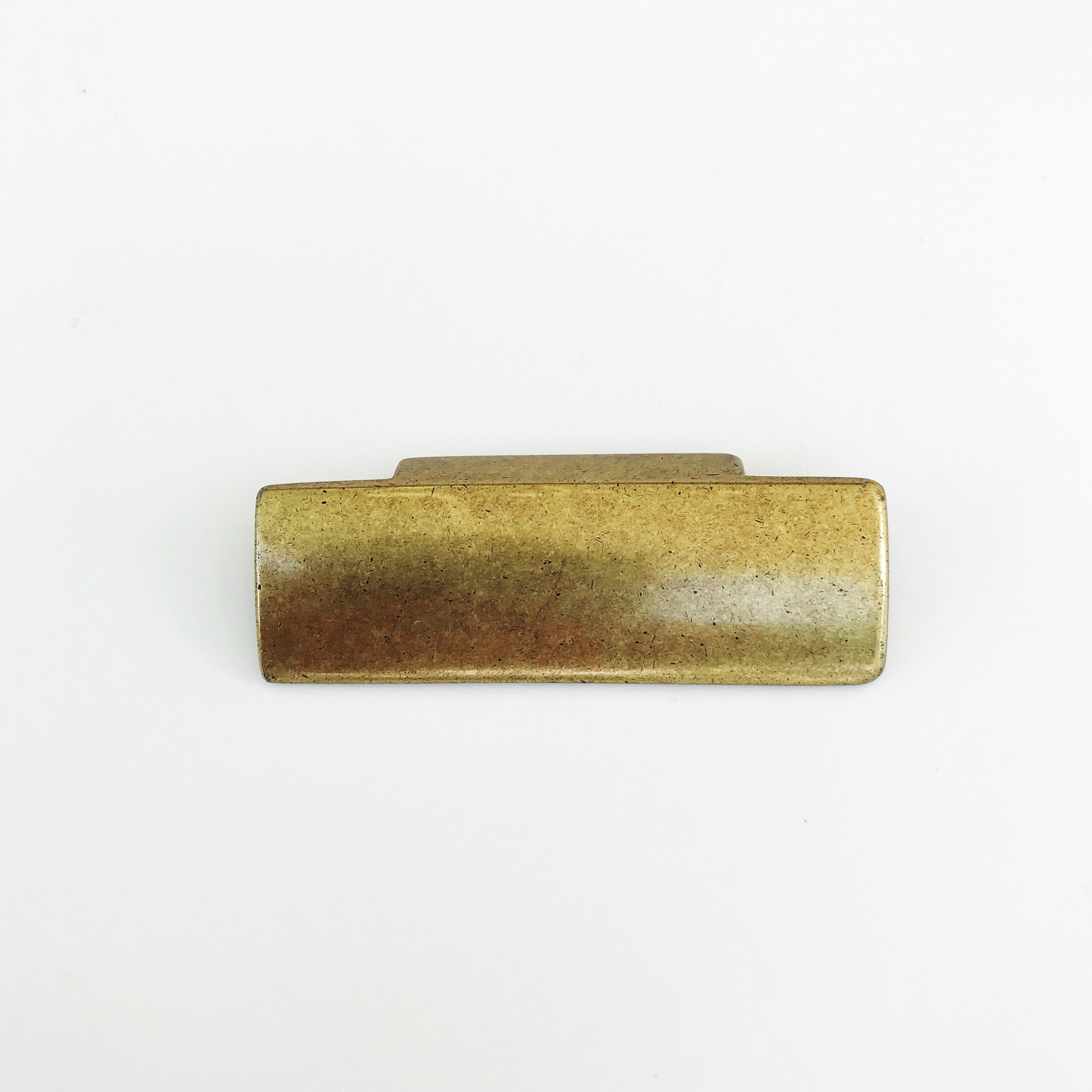 Rectangular "Dara" Aged Brass Drawer Pulls - Cabinet Handles - Forge Hardware Studio