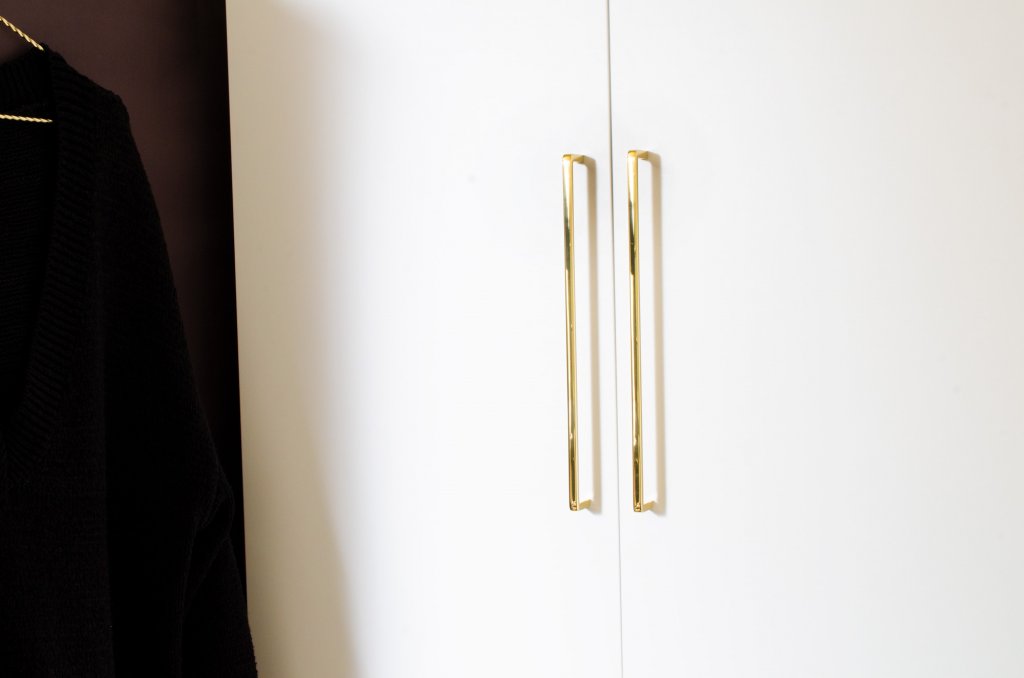 Unlacquered Polished Brass "Lumia" Cabinet Knob and Drawer Pulls - Euro • Knobs