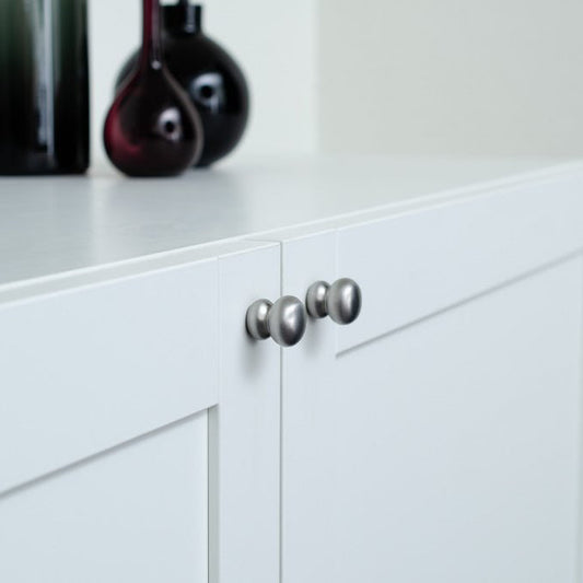 Brushed Stainless Steel "Buoy" Cabinet Knob