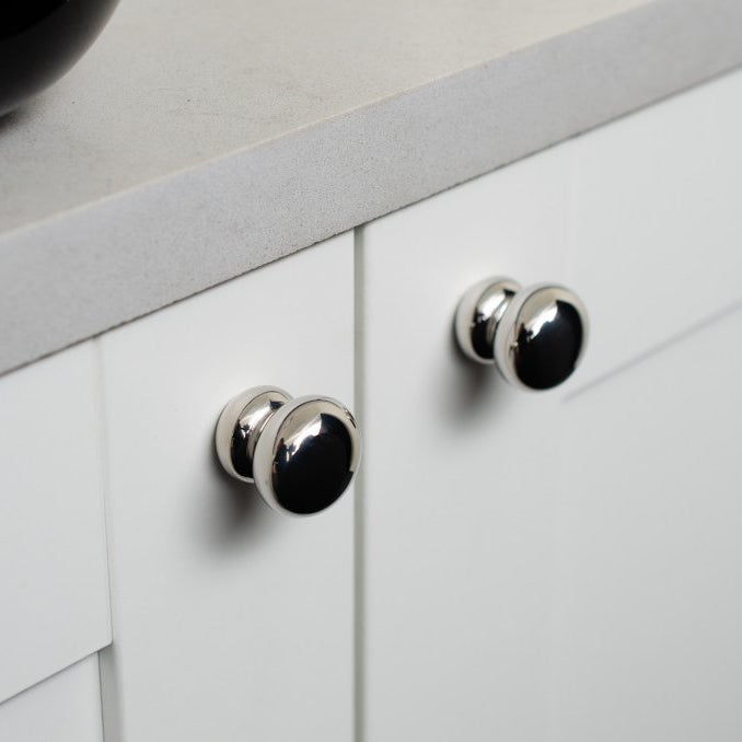 Polished Stainless Steel "Buoy" Cabinet Knob
