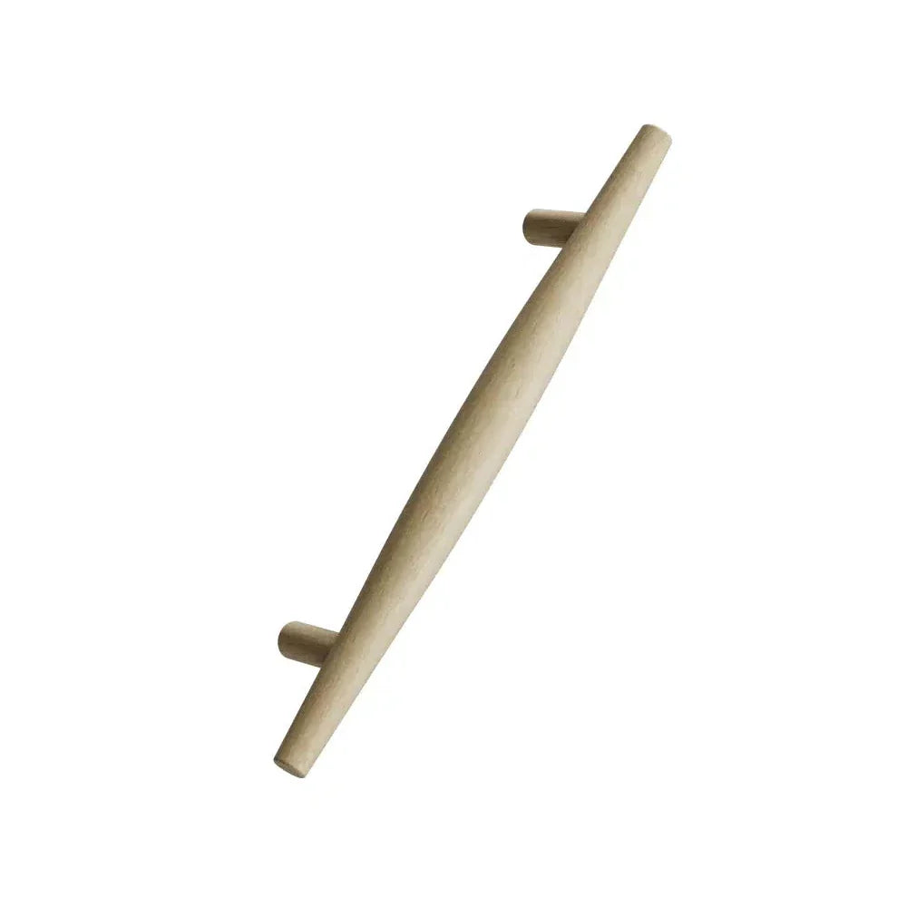 White Oak Wood "Tide" Nautical Drawer Pulls