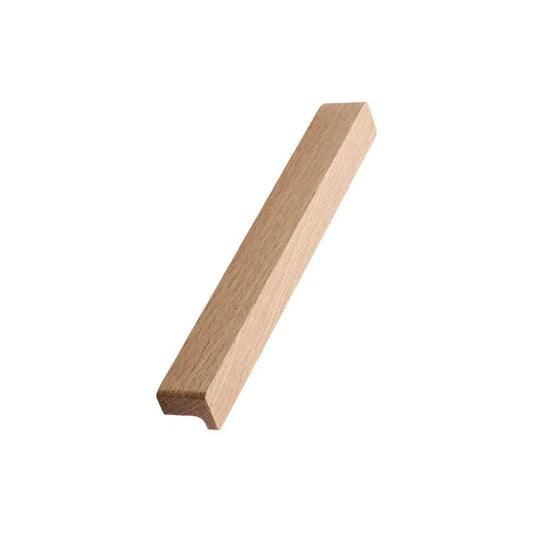 Lacquered Oak Wood "Elan" Knob and Drawer Pulls