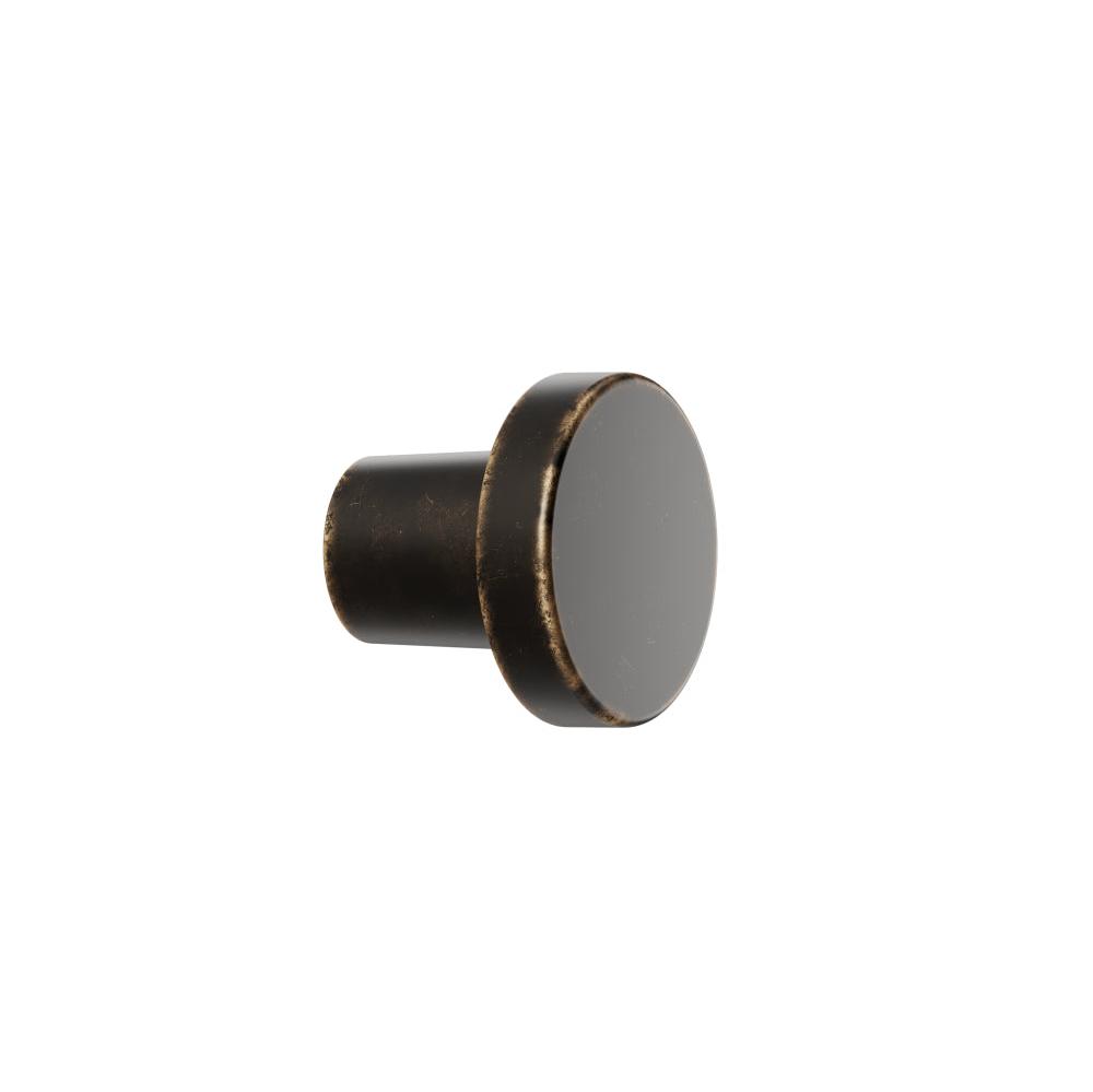 Dark Bronze "Lounge" Cabinet Knob and Wire Drawer Pulls - Euro • Knobs